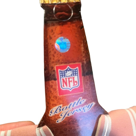NFL Pink Charger Bottle Jersey Koozie, Football Team, Bittle Cooler - Picture 3 of 3